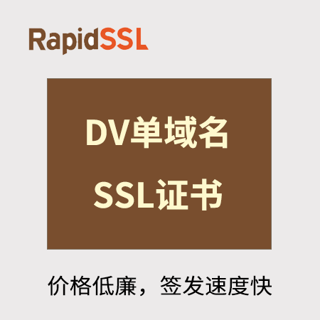 铜仁RapidSSL_DV单域名SSL证书