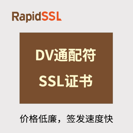 铜仁RapidSSL_DV通配符SSL证书